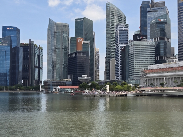 シンガポールのビジネス街
