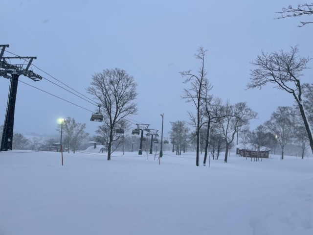 ニセコのスキー場の様子