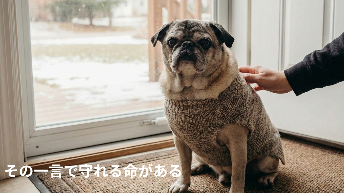 ヒートショックから愛犬を守る